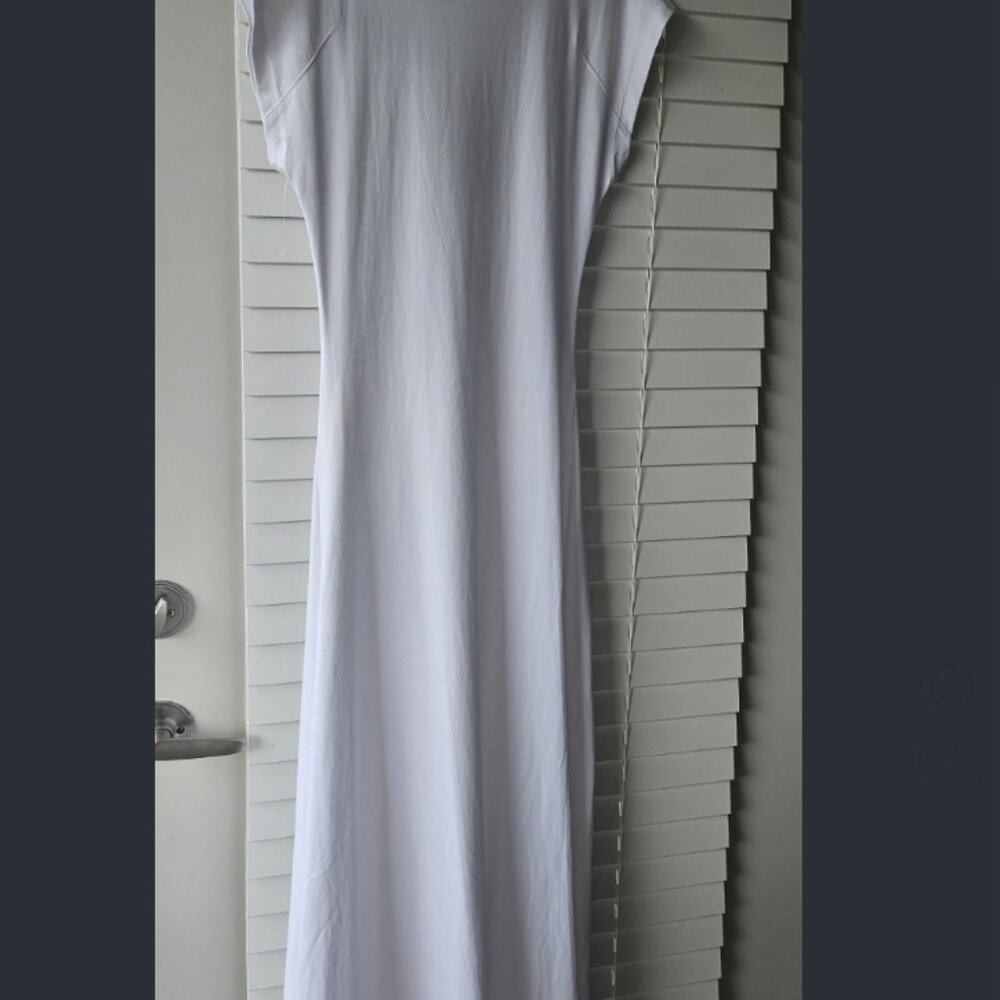 Frame Fitted Flare Cotton Midi Dress - SIZE XS (New with tags) - Picture 2 of 6